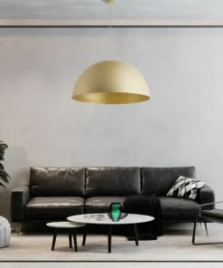 Outlet Sklep Kaja Duża, kopułowa lampa wisząca nad stół SIG 32295 z serii SFERA 90 ZŁ