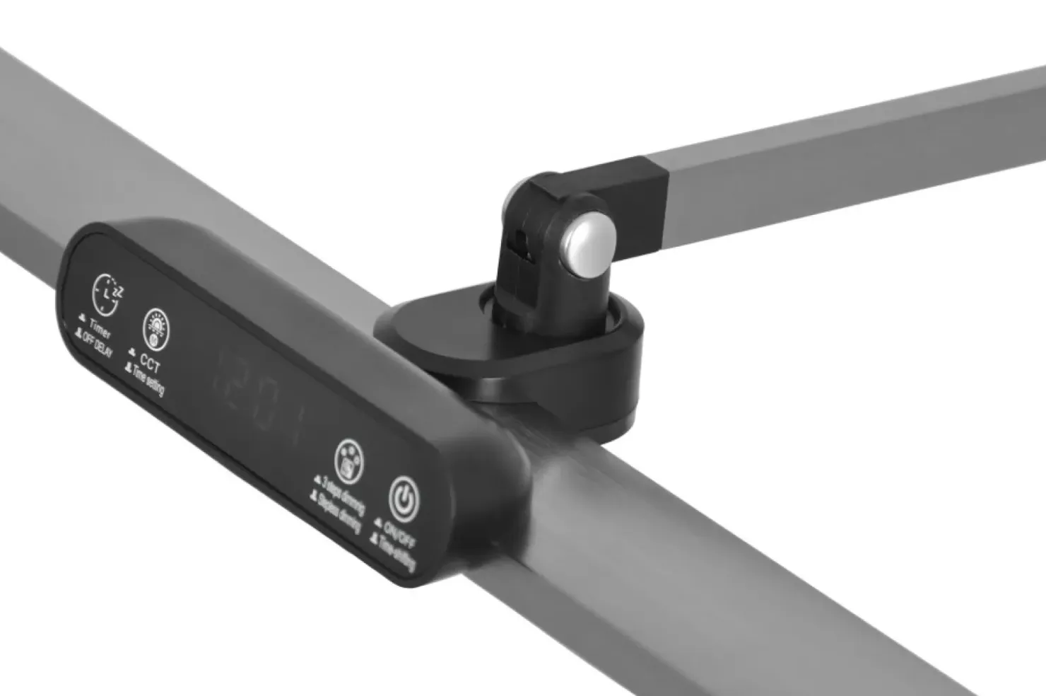 Duża, kreślarska lampa biurkowa, LED 12W K-BL1321 GRAFIT z serii ARES*Sklep Kaja Cheap