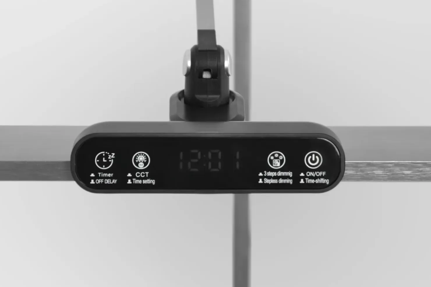 Duża, kreślarska lampa biurkowa, LED 12W K-BL1321 GRAFIT z serii ARES*Sklep Kaja Cheap