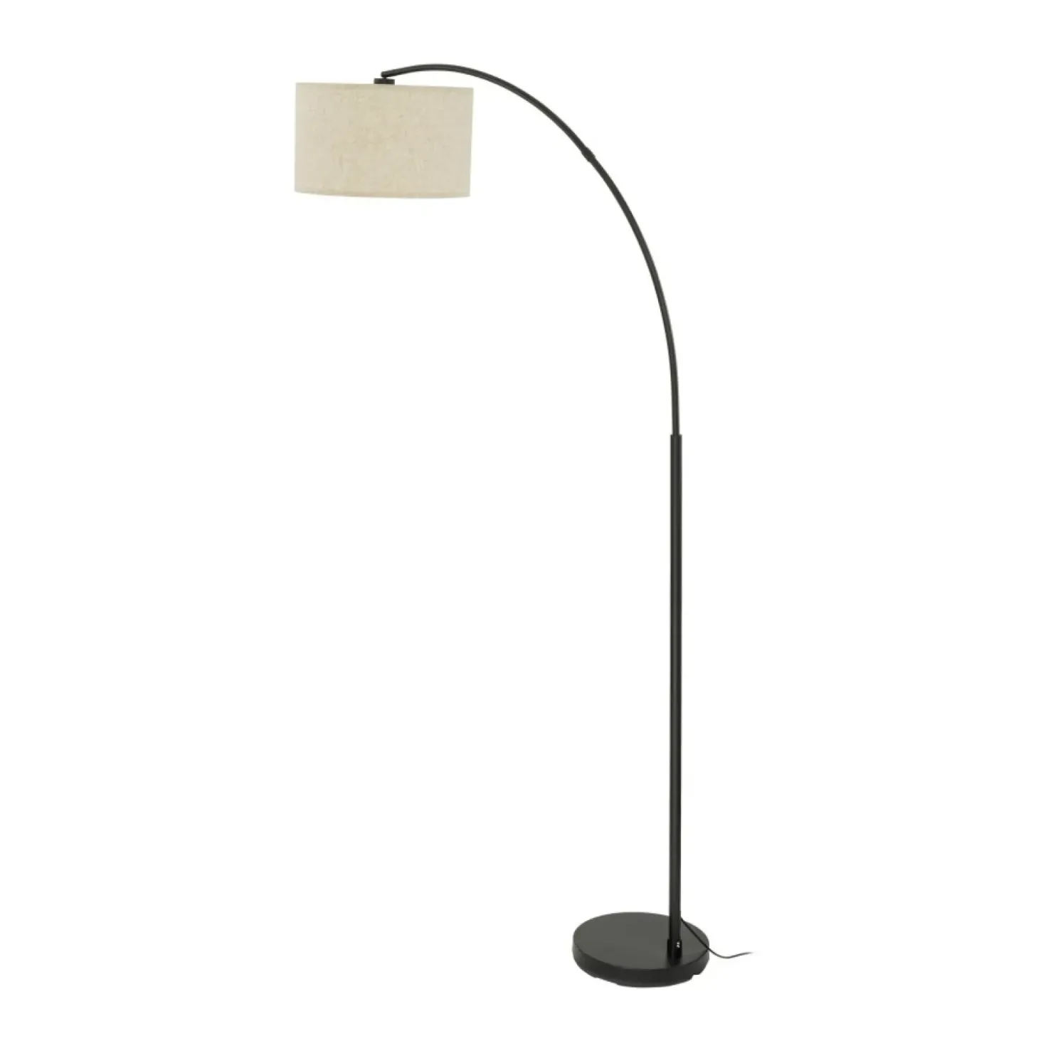 Duża lampa podłogowa w kształcie łuku TK 16023 ZENITH LINEN | Kaja*Sklep Kaja Online