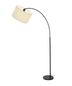 Duża lampa podłogowa w kształcie łuku TK 16023 ZENITH LINEN | Kaja*Sklep Kaja Online