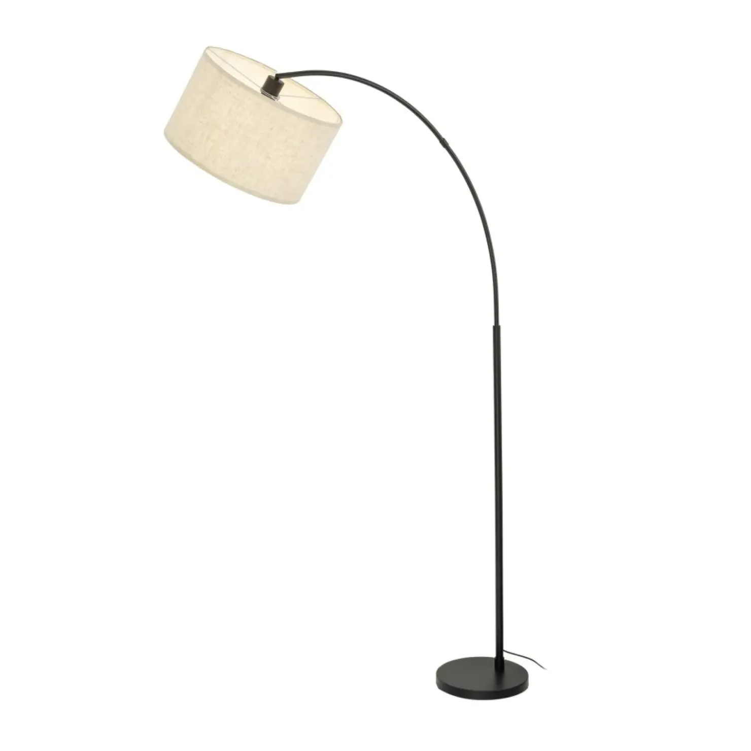 Duża lampa podłogowa w kształcie łuku TK 16023 ZENITH LINEN | Kaja*Sklep Kaja Online
