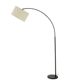 Duża lampa podłogowa w kształcie łuku TK 16023 ZENITH LINEN | Kaja*Sklep Kaja Online