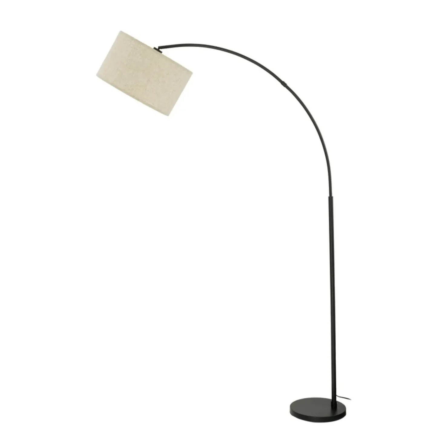 Duża lampa podłogowa w kształcie łuku TK 16023 ZENITH LINEN | Kaja*Sklep Kaja Online