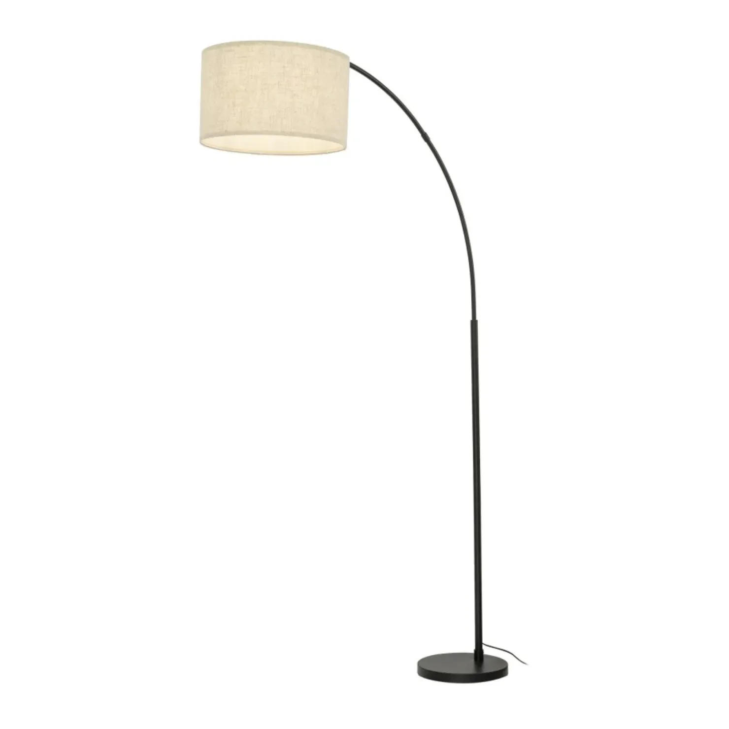 Duża lampa podłogowa w kształcie łuku TK 16023 ZENITH LINEN | Kaja*Sklep Kaja Online
