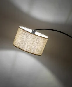 Duża lampa podłogowa w kształcie łuku TK 16023 ZENITH LINEN | Kaja*Sklep Kaja Online