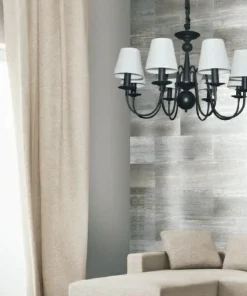 Duża lampa z klasycznymi abażurami LP-88439/8P WERONA | Kaja*Sklep Kaja Hot