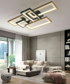Duża, ledowa lampa sufitowa do salonu WF 9022-506 MATERA | Kaja*Sklep Kaja Best