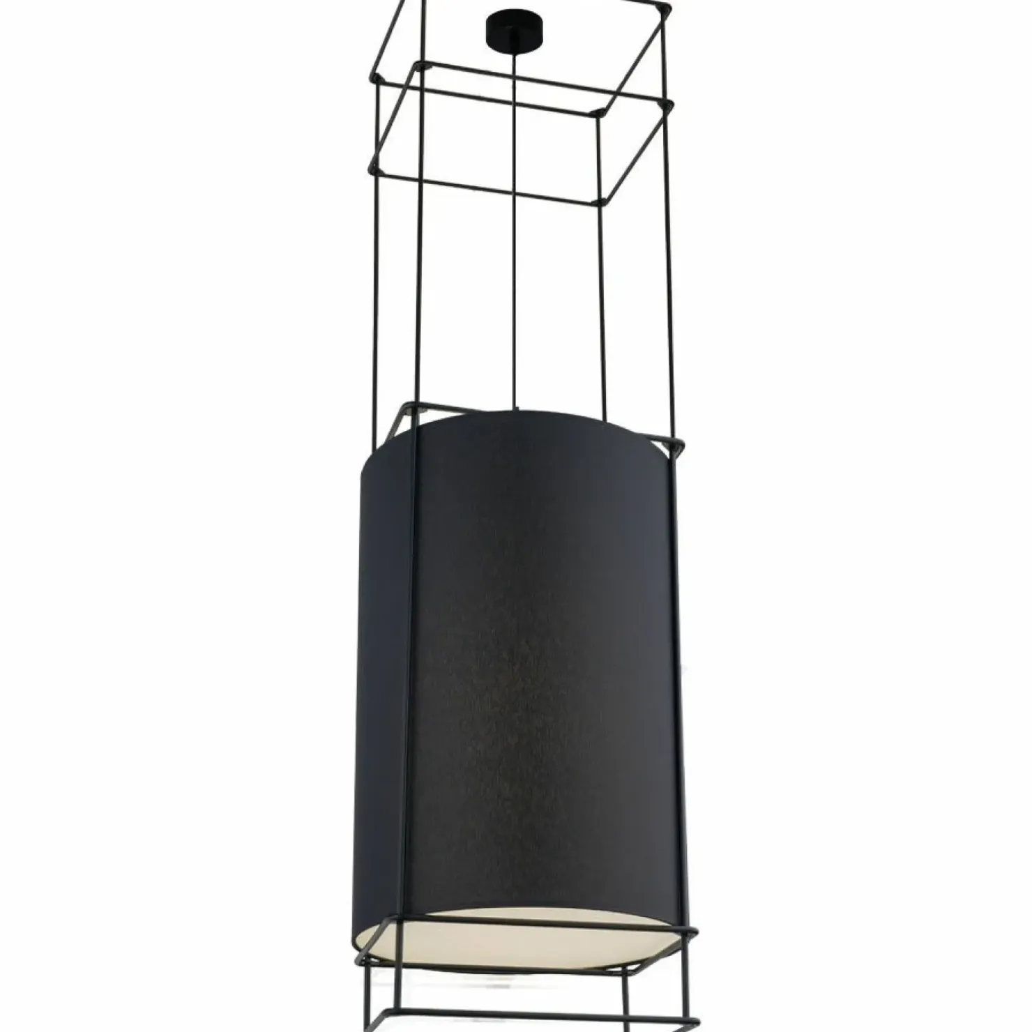 Flash Sale Sklep Kaja Długa, abażurowa lampa wisząca - czarny 140cm ANT 9032 PAA | Kaja