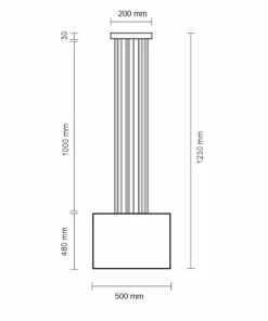 Cheap Sklep Kaja Długa, abażurowa lampa wisząca - czarny 123cm ANT 9042 IHI | Kaja