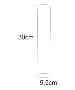 Długa tuba mocowana natynkowo GU10 K-4416 MILE WHITE | Kaja*Sklep Kaja Best