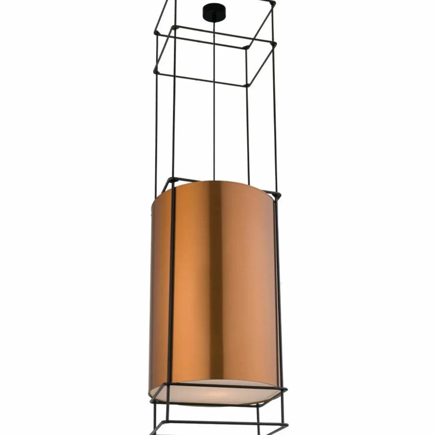 Best Sale Sklep Kaja Długi, designerski zwis geometryczny - miedź 140cm ANT 9552 PAA | Kaja