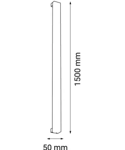 Długi, ledowy kinkiet do korytarza 150cm 4000K ANT 4018 HOSO | Kaja*Sklep Kaja Store