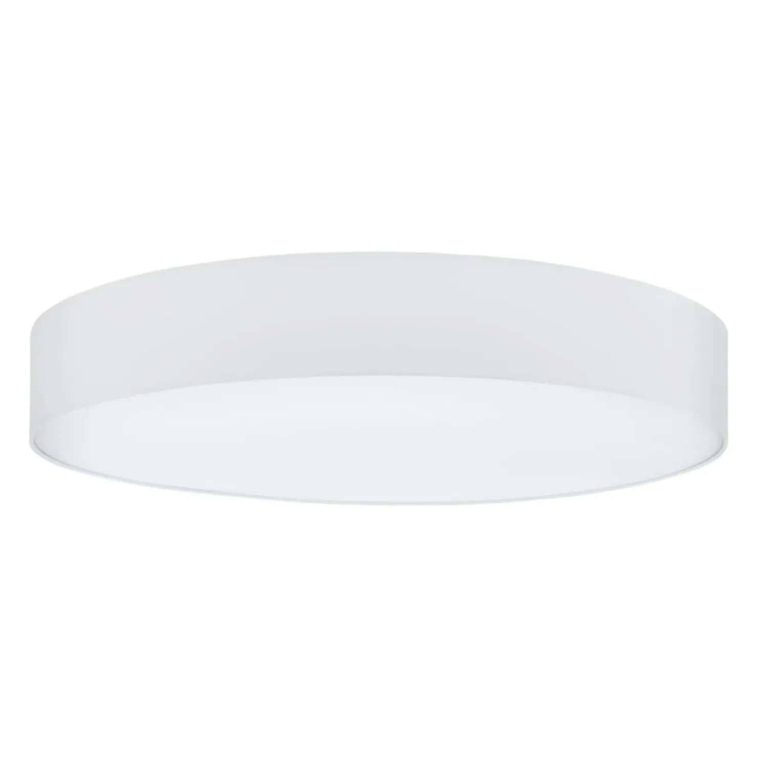 Duży, biały, abażurowy plafon do salonu ⌀98cm 97619 z serii PASTE*Sklep Kaja Outlet