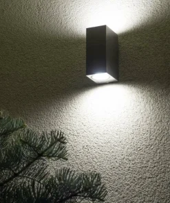 Dwukierunkowy kinkiet elewacyjny, aluminium 5002 BR z serii MINI | Kaja Oświetle*Sklep Kaja Store