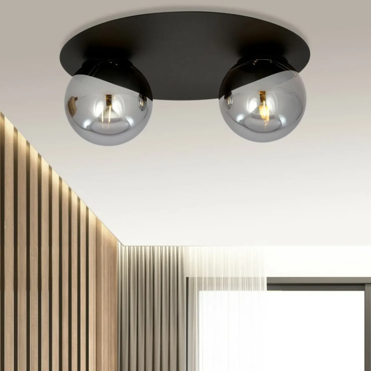Dwupunktowa lampa sufitowa do korytarza 1128/2 SOLAR | Kaja*Sklep Kaja Flash Sale