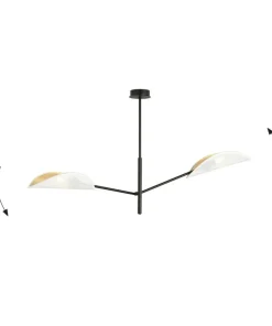 Sale Sklep Kaja Dwupunktowa lampa sufitowa do sypialni 1159/2 VENE | Kaja Oświetlenie