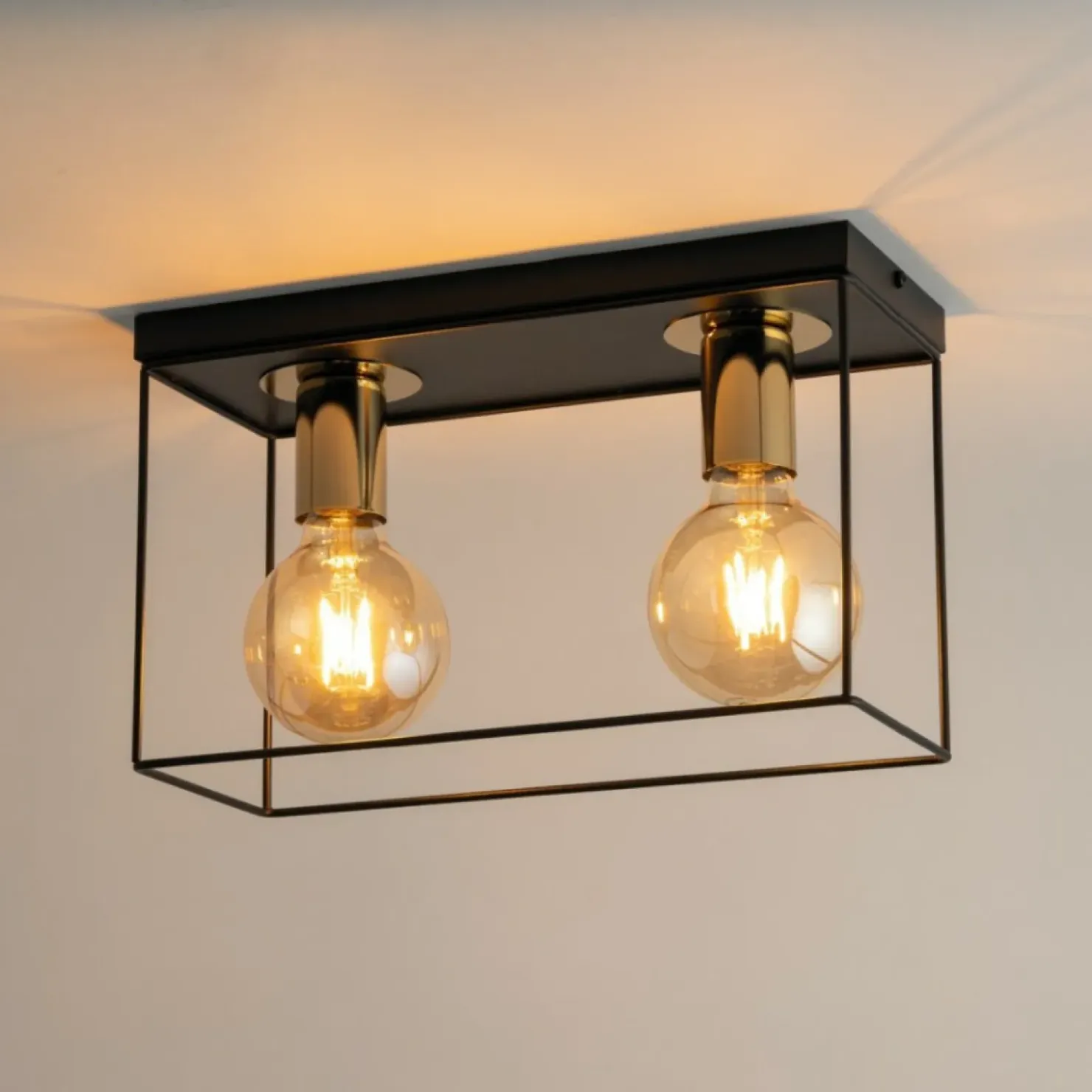 Dwupunktowa lampa sufitowa do korytarza SIG 40703 VOX | Kaja*Sklep Kaja Best