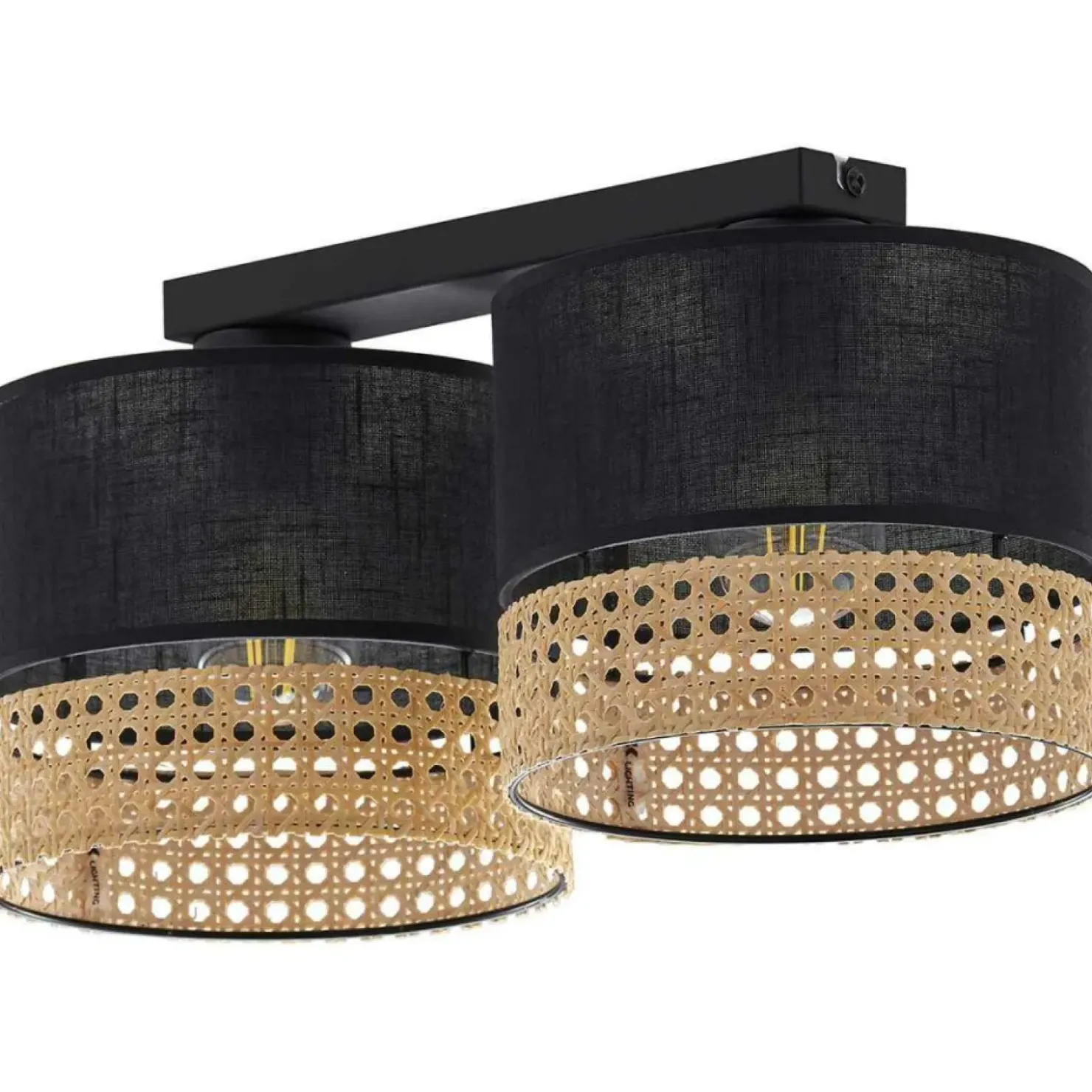 Dwupunktowa lampa w stylu rustykalnym TK 6545 PAGLIA | Kaja*Sklep Kaja Discount