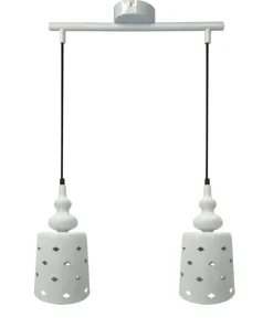 Dwupunktowa lampa z ozdobnymi kloszami 32-51929 HAMP | Kaja*Sklep Kaja Sale