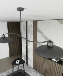 Dwuramienna lampa w stylu loftowym 1353/2 FOSTER 2 BLACK | Kaja*Sklep Kaja Best