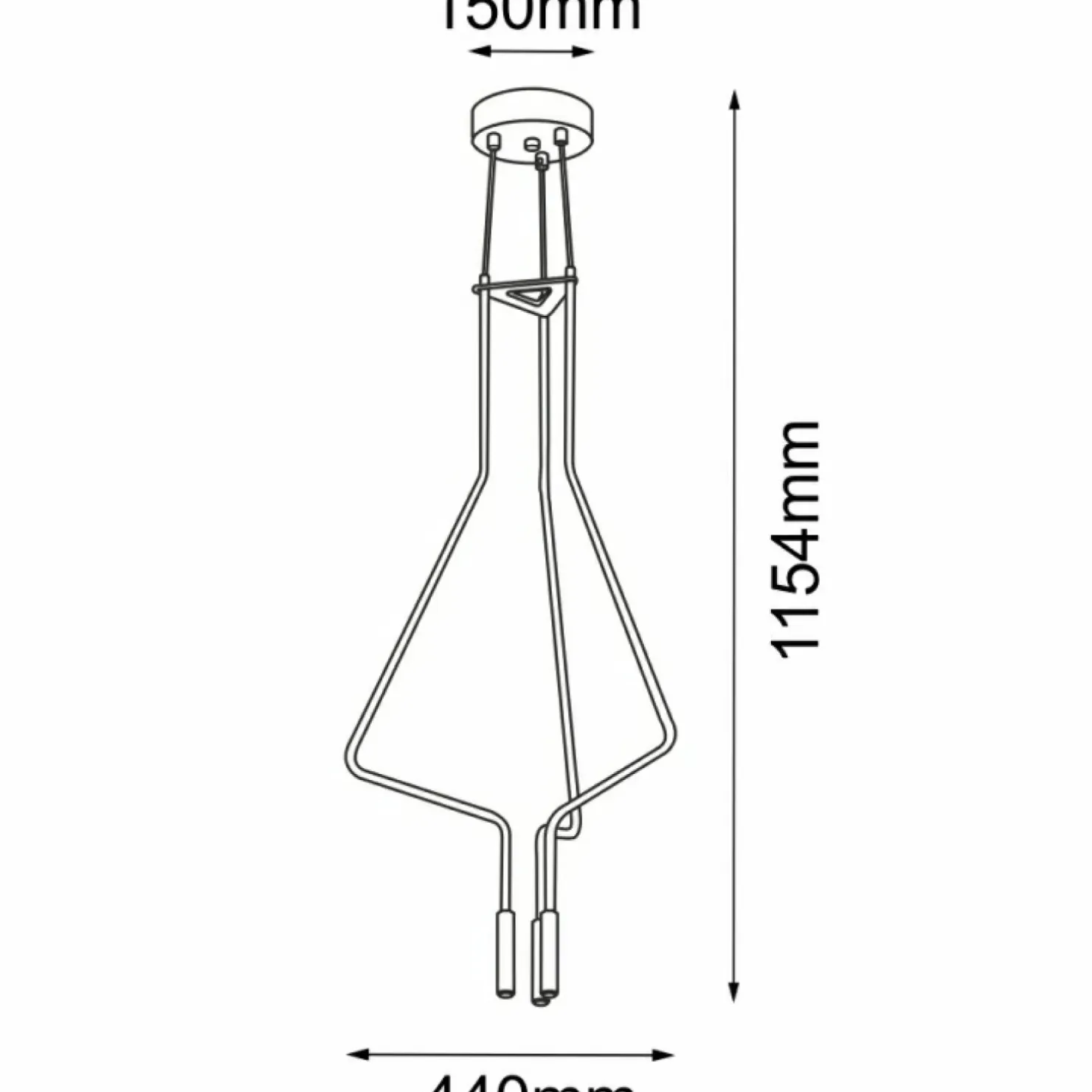 Hot Sklep Kaja Efektowna, designerska lampa wisząca G9 ANT 5140 NO. VI | Kaja