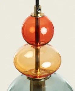 Discount Sklep Kaja Efektowna, kolorowa lampa wisząca ABR-KOLO2-Z KOLORENO | Kaja zielony