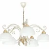 Efektowna, kremowa lampa wisząca z kloszami LX 5974 AURORA | Kaja*Sklep Kaja Clearance