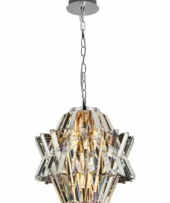 Best Sklep Kaja Efektowna, kryształowa lampa wisząca do sypialni ML0400 CROWN | Kaja