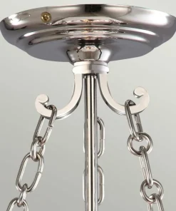 Efektowna lampa wisząca, srebrna FP-P-S-POL-NCKL z serii FINSBURY PARK*Sklep Kaja Cheap