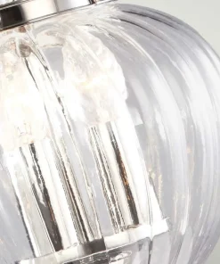Efektowna lampa wisząca, srebrna FP-P-S-POL-NCKL z serii FINSBURY PARK*Sklep Kaja Cheap