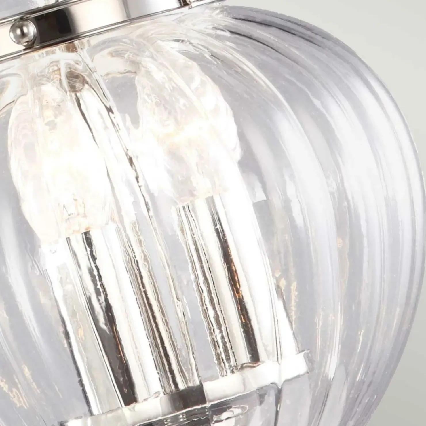 Efektowna lampa wisząca, srebrna FP-P-S-POL-NCKL z serii FINSBURY PARK*Sklep Kaja Cheap