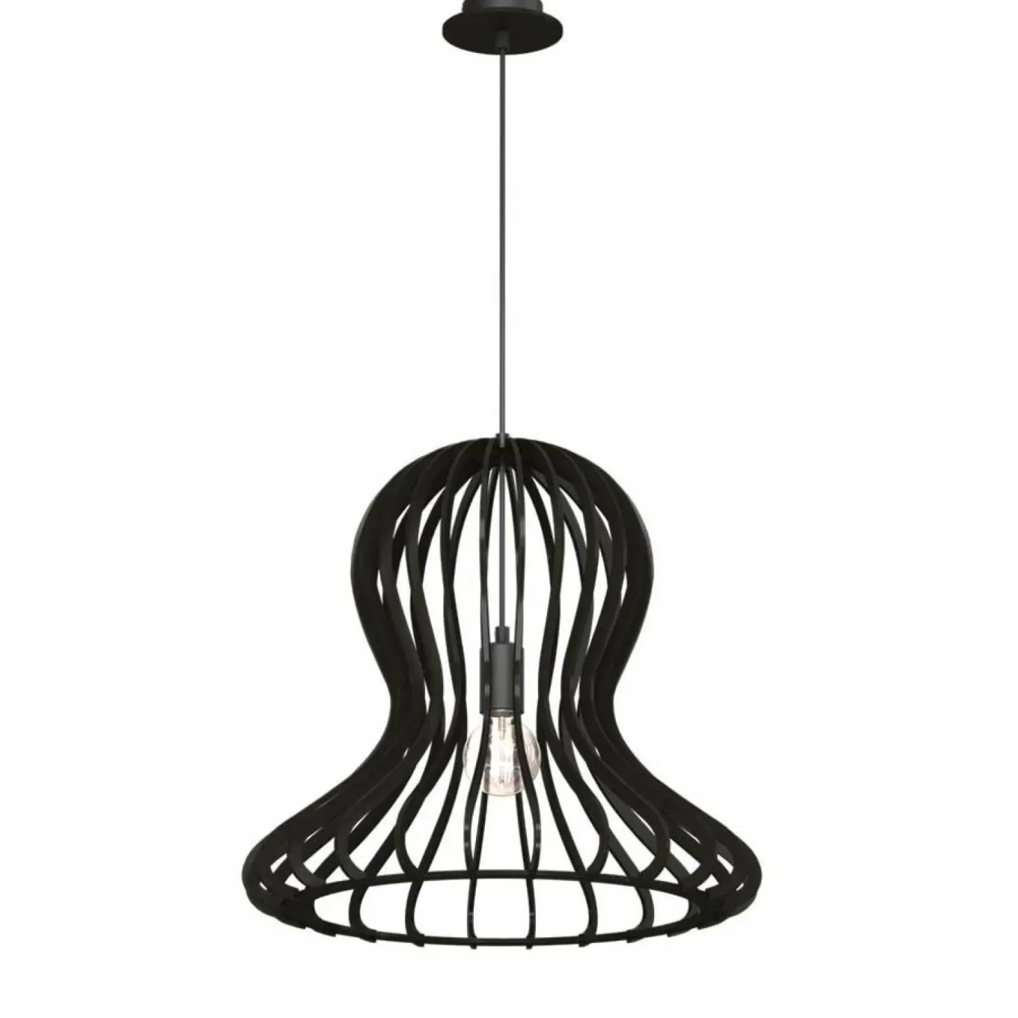 Online Sklep Kaja Efektowna lampa wisząca z abażurem w stylu eco ANT 5020 OCTO | Kaja