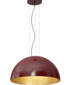 Cheap Sklep Kaja Efektowna lampa wisząca z burgundowym kloszem LX 1692 z serii COMPO
