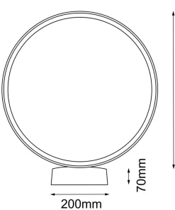 Efektowna lampa zewnętrzna ⌀94cm 3000K ANT 9914 ABIRA | Kaja*Sklep Kaja New