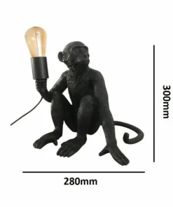 Efektowna lampka stołowa małpa ABR-KARD4-C MONKEY | Kaja Oświetlenie*Sklep Kaja Discount