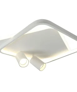 Efektowna, ledowa lampa sufitowa LP-0612/2C SQUARE WH PARMA | Kaja*Sklep Kaja Store