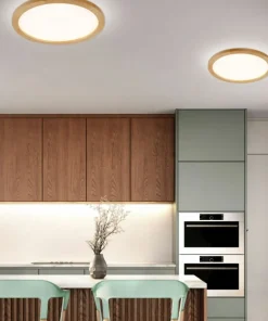 Efektowna, ledowa lampa sufitowa TK 18008 AQUA WOOD BUK | Kaja*Sklep Kaja Fashion