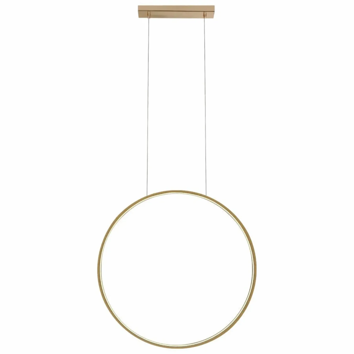 Cheap Sklep Kaja Efektowna, okrągła lampa wisząca ⌀57cm 3000K ANT 5304 AGARO | Kaja
