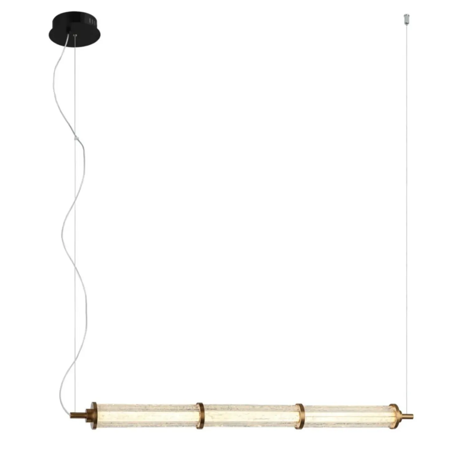 Best Sale Sklep Kaja Efektowna, pozioma lampa LED nad stół PND-26384-3-GD-CL SANPO | Kaja