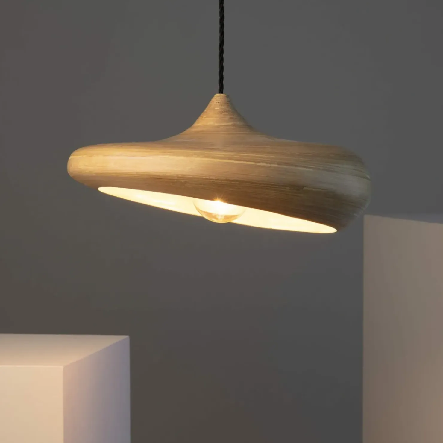 Efektowna, rustykalna lampa wisząca ABR-LW4B-E27 BAMBOO | Kaja*Sklep Kaja Store