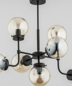 Online Sklep Kaja Ekstrawagancka lampa sufitowa w czerni AL 25747 | Kaja