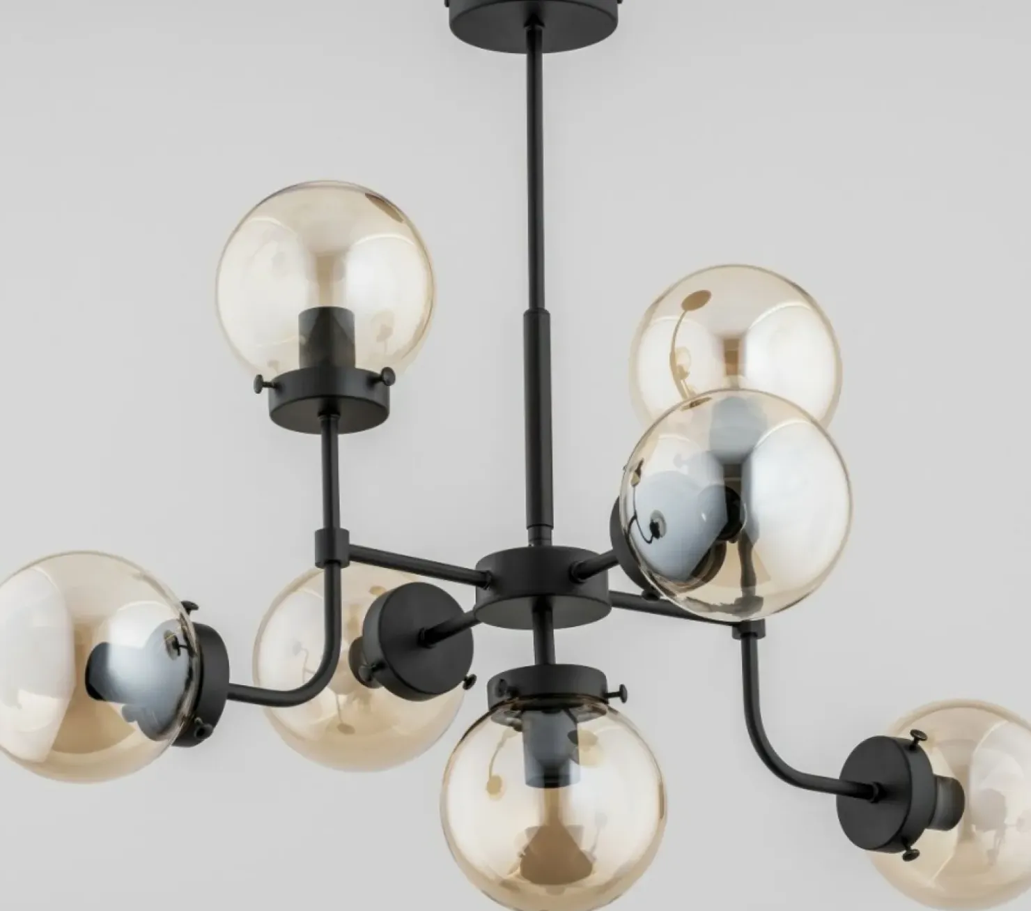 Online Sklep Kaja Ekstrawagancka lampa sufitowa w czerni AL 25747 | Kaja