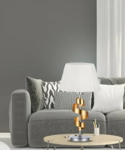 Elegancka, abażurowa lampka stołowa 41-23483 DENIS | Kaja Oświetlenie*Sklep Kaja Outlet