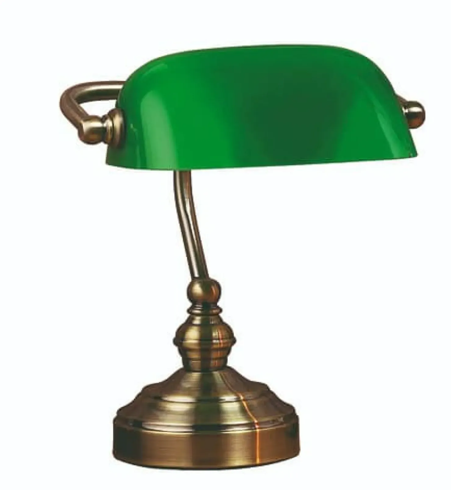 Elegancka bankierka z zielonym kloszem 105930 | Kaja Oświetlenie*Sklep Kaja Sale