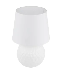 Elegancka, biała lampka stołowa TK 16046 SANTANA WHITE | Kaja*Sklep Kaja Sale
