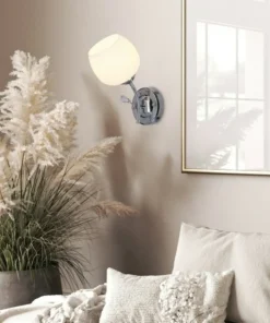 Elegancka, chromowana lampa ścienna 21-09425 ESTAR | Kaja Oświetlenie*Sklep Kaja Cheap