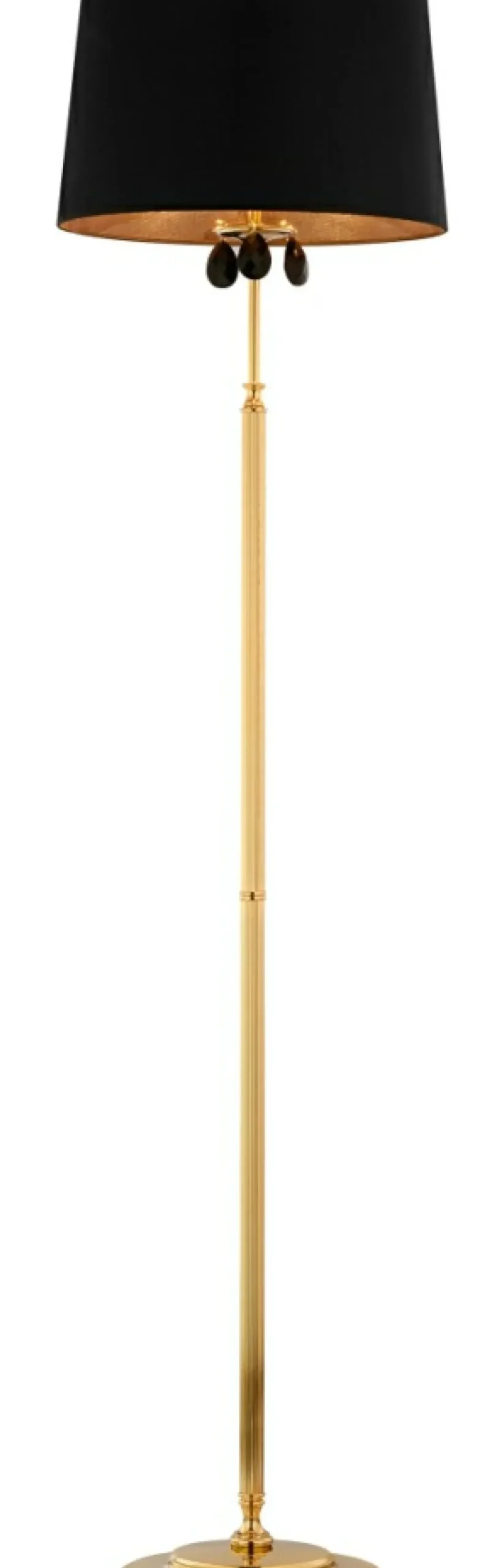 Elegancka czarno-złota lampa podłogowa JUP 1800 EGIDA | Kaja*Sklep Kaja New