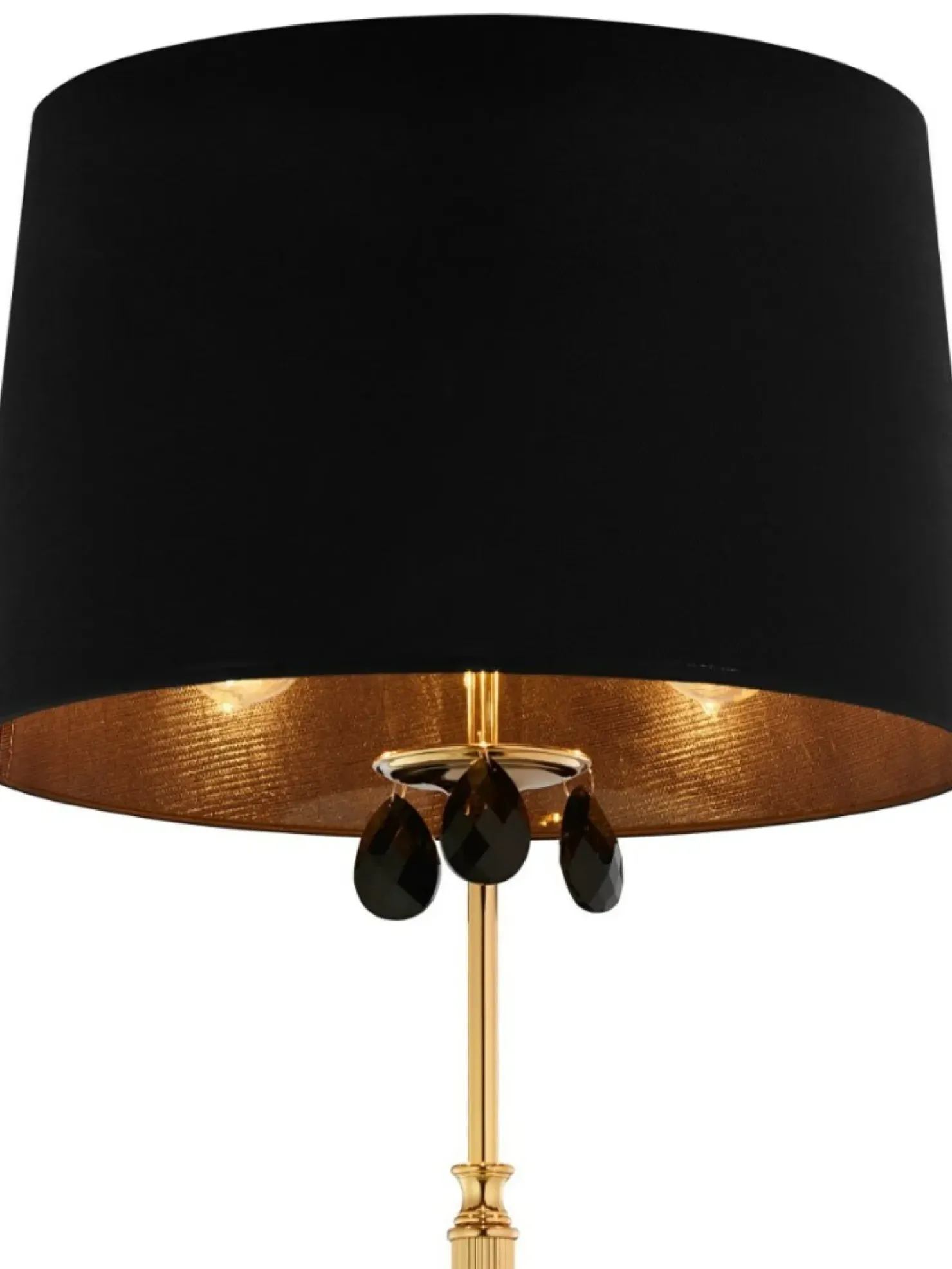 Elegancka czarno-złota lampa podłogowa JUP 1800 EGIDA | Kaja*Sklep Kaja New