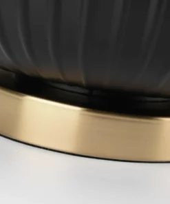 Elegancka, czarno-złota lampka stołowa LP-1515/1T SMALL z serii TAMIZA*Sklep Kaja Outlet